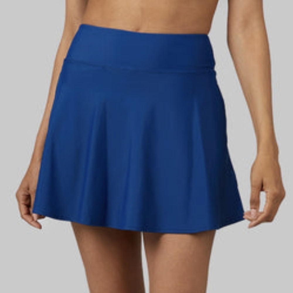 Women's Blue Swim Skort